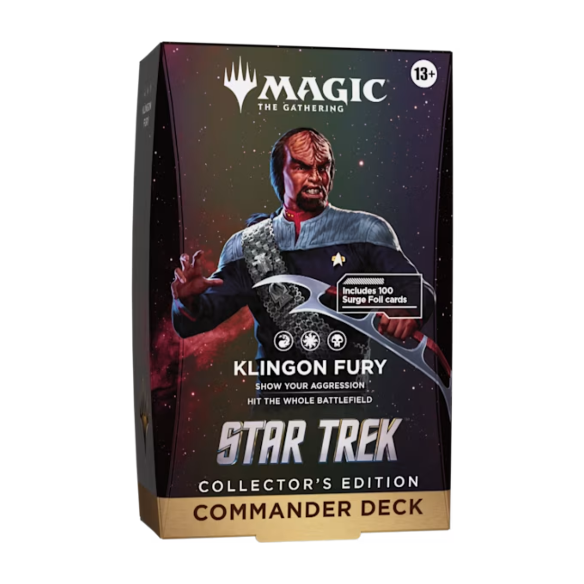 Magic the Gathering CCG Universes Beyond Star Trek Klingon Fury Commander Decks Collector's Edition