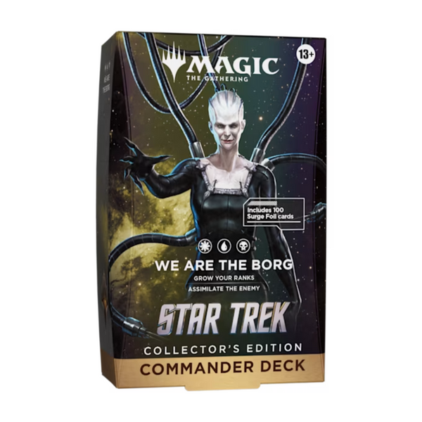 Magic the Gathering CCG Universes Beyond Star Trek We are the Borg Commander Decks Collector's Edition