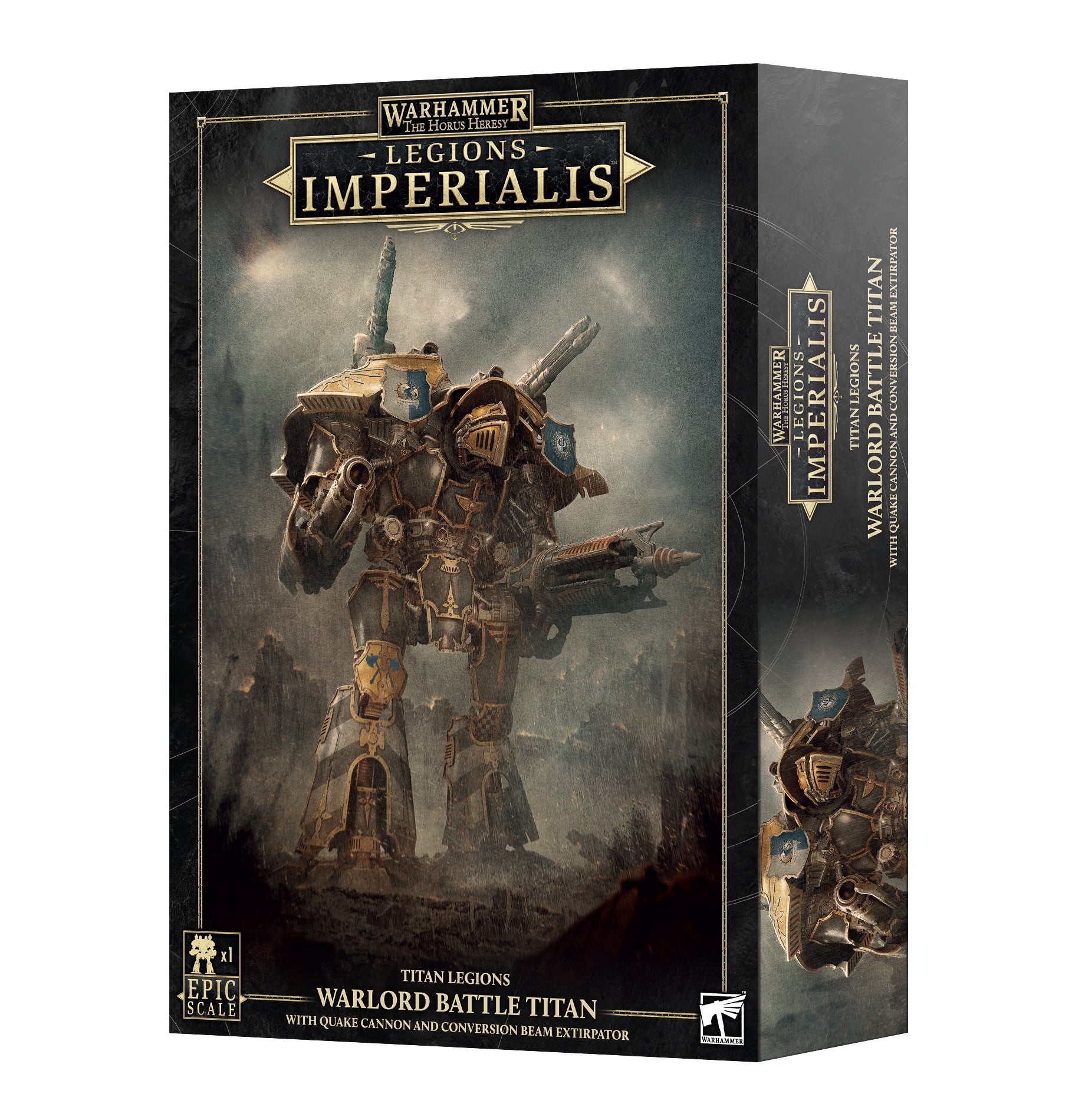 Games Workshop Horus Heresy Titan Legions Legions Imperialis Warlord Titan With Quake Cannon And Conversion Beam Extirpator Plastic Box 03-108