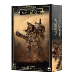 Games Workshop Horus Heresy Titan Legions Legions Imperialis Warlord Battle Titan With Volkite Destructor and Macro Gatling Blaster Plastic Box 03-109