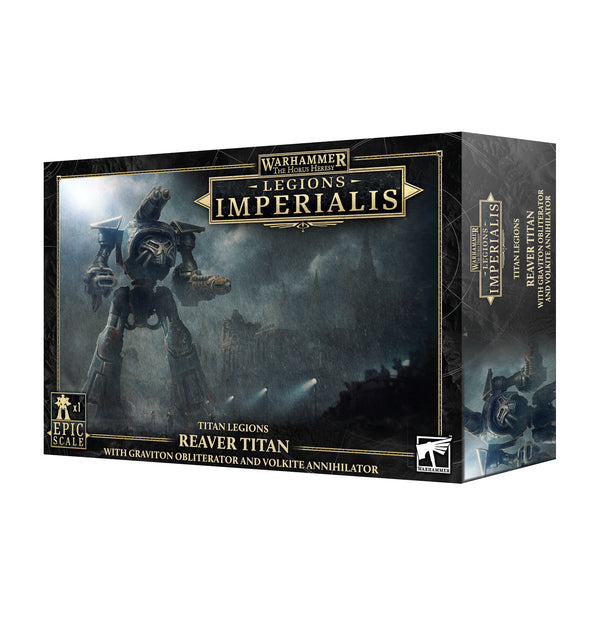 Games Workshop Horus Heresy Titan Legions Legions Imperialis Reaver Titan with Graviton Obliterator and Volkite Annihilator Plastic Box  03-110