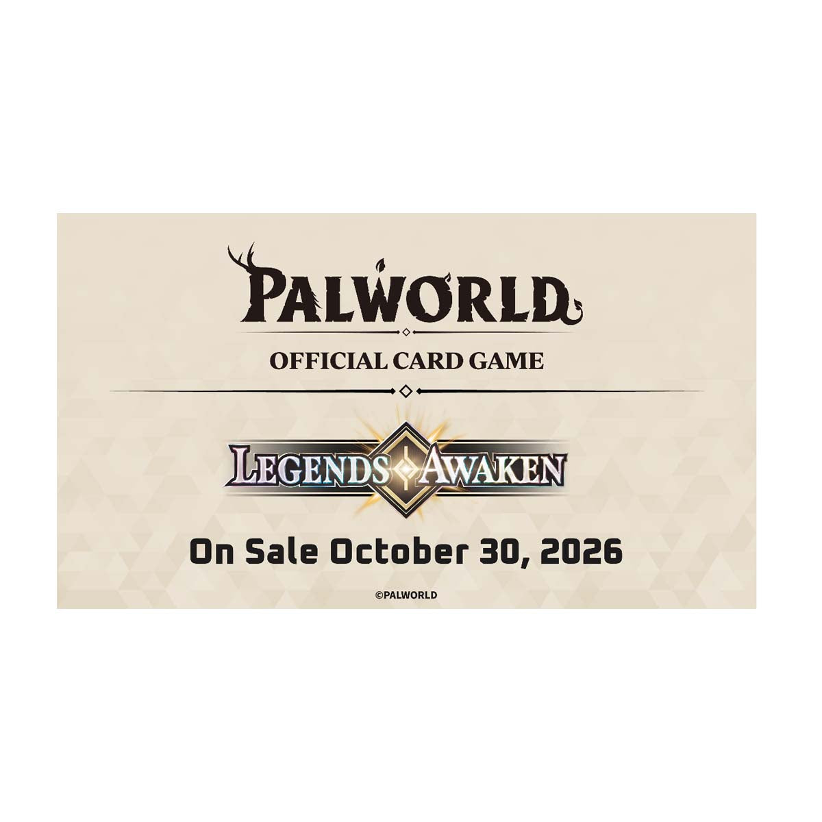 Palworld Official Card Game Legends Awaken Booster Pack (Single)
