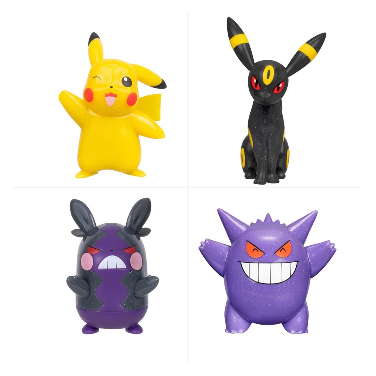 Pokemon 30th Anniversary - 3" Glitter Battle Figure (6 Pieces Assorted)