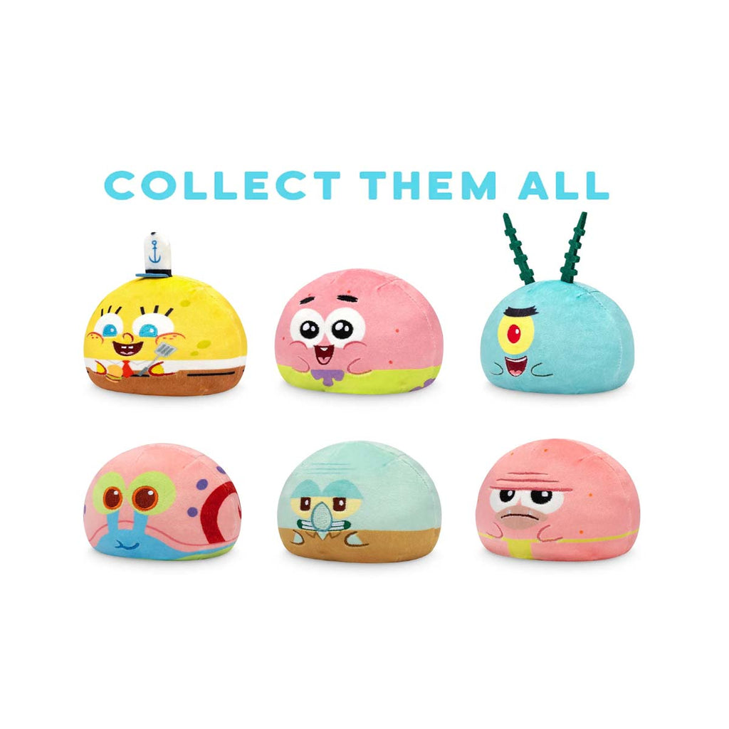 TeeTurtle Plushiverse Blind Box Reversible Plushies 3In - Spongebob 12 Ct Pdq