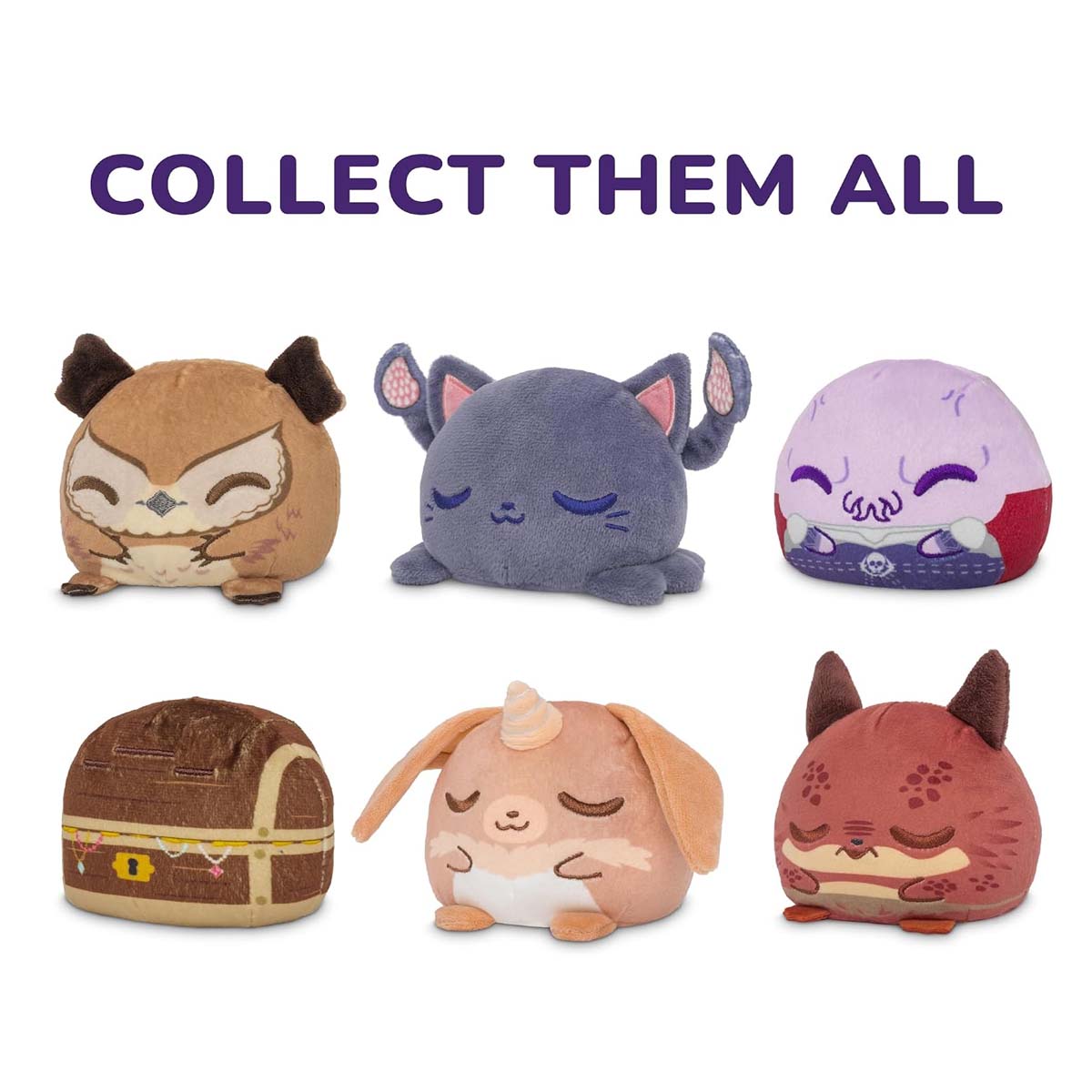 TeeTurtle Plushiverse Blind Box D&D Reversible Plushies 3In 12Ct Pdq