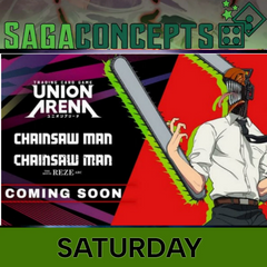 07/25/2026 Sat Union Arena TCG Saturday Afternoon at 12pm 5 Pack Sealed - Chainsaw Man - 8 players Tournament Pre-Release