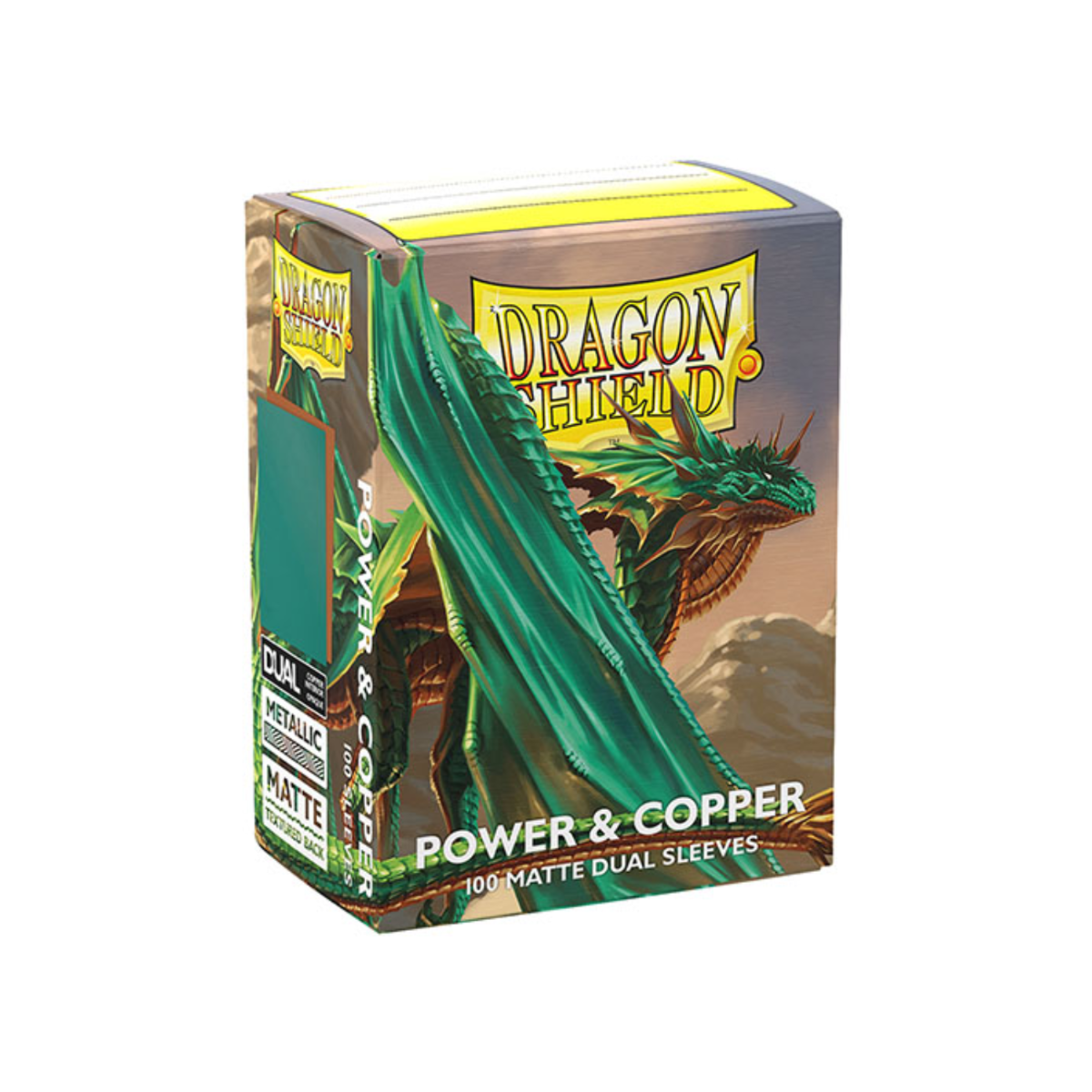 Dragon Shield Sleeves Matte Dual Power And Copper (100Ct)