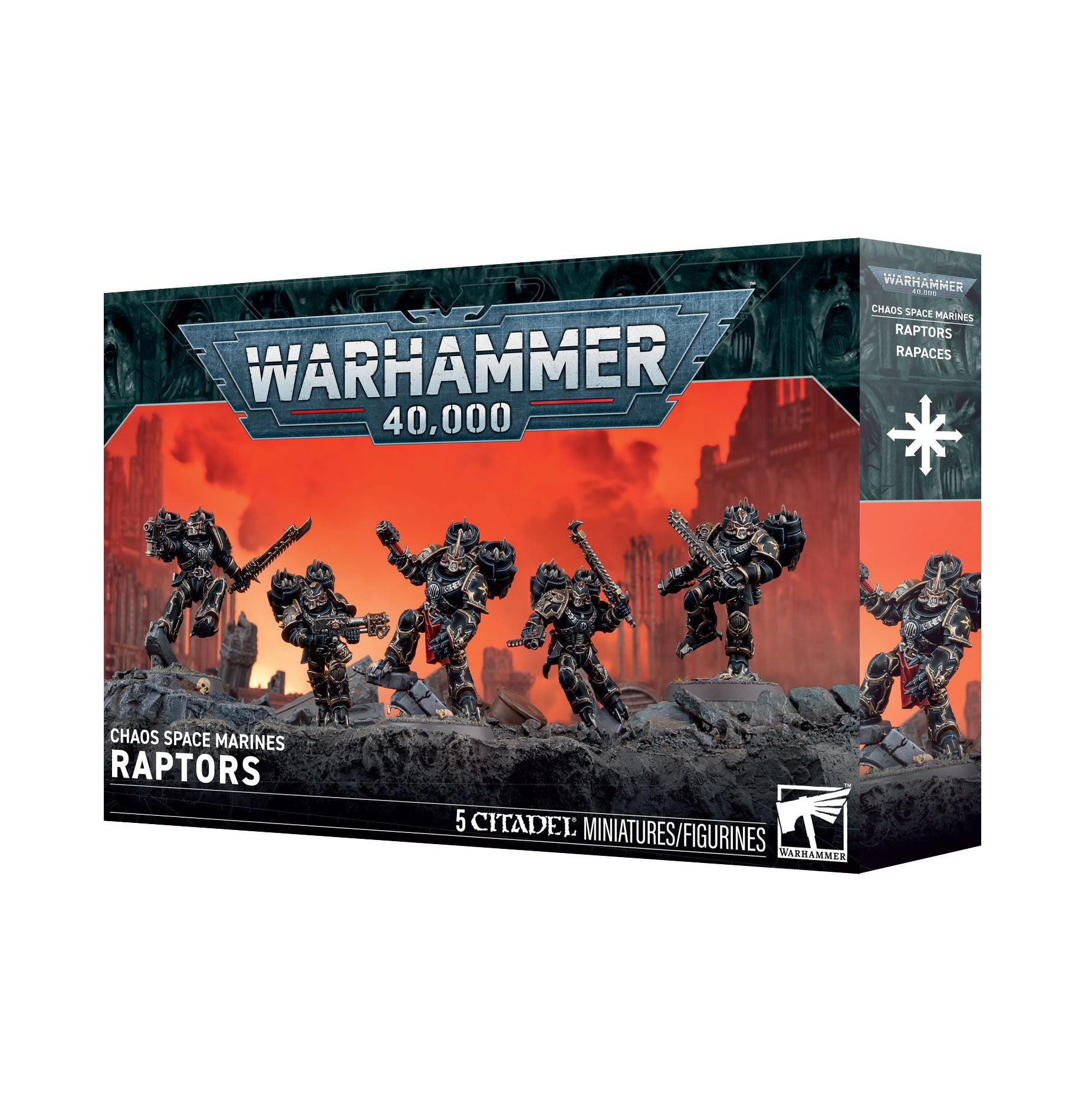 Games Workshop Warhammer 40K  Chaos Space Marines Raptors GW-2026-43-13