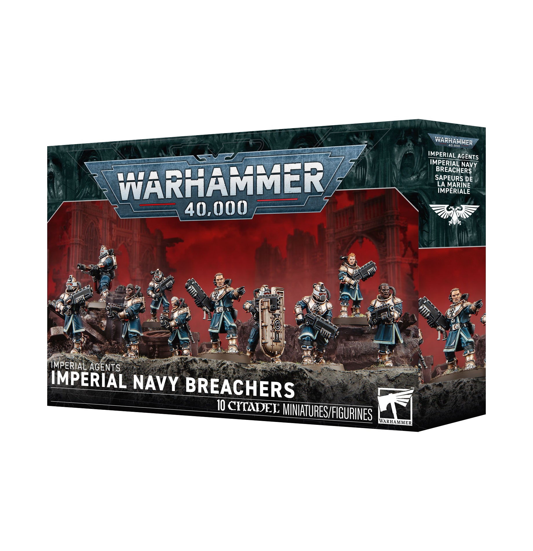 Games Workshop Warhammer 40K  Imperial Agents Imperial Navy Breachers 68-30
