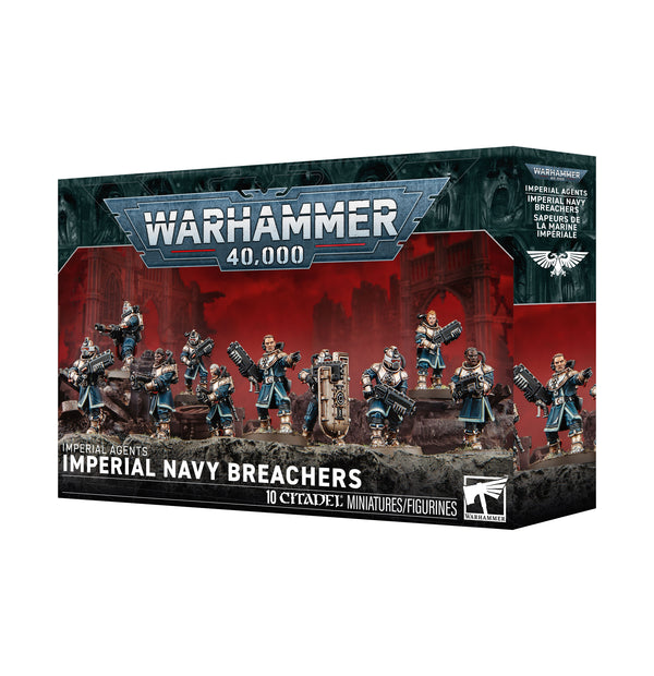 Games Workshop Warhammer 40K  Imperial Agents Imperial Navy Breachers 68-30