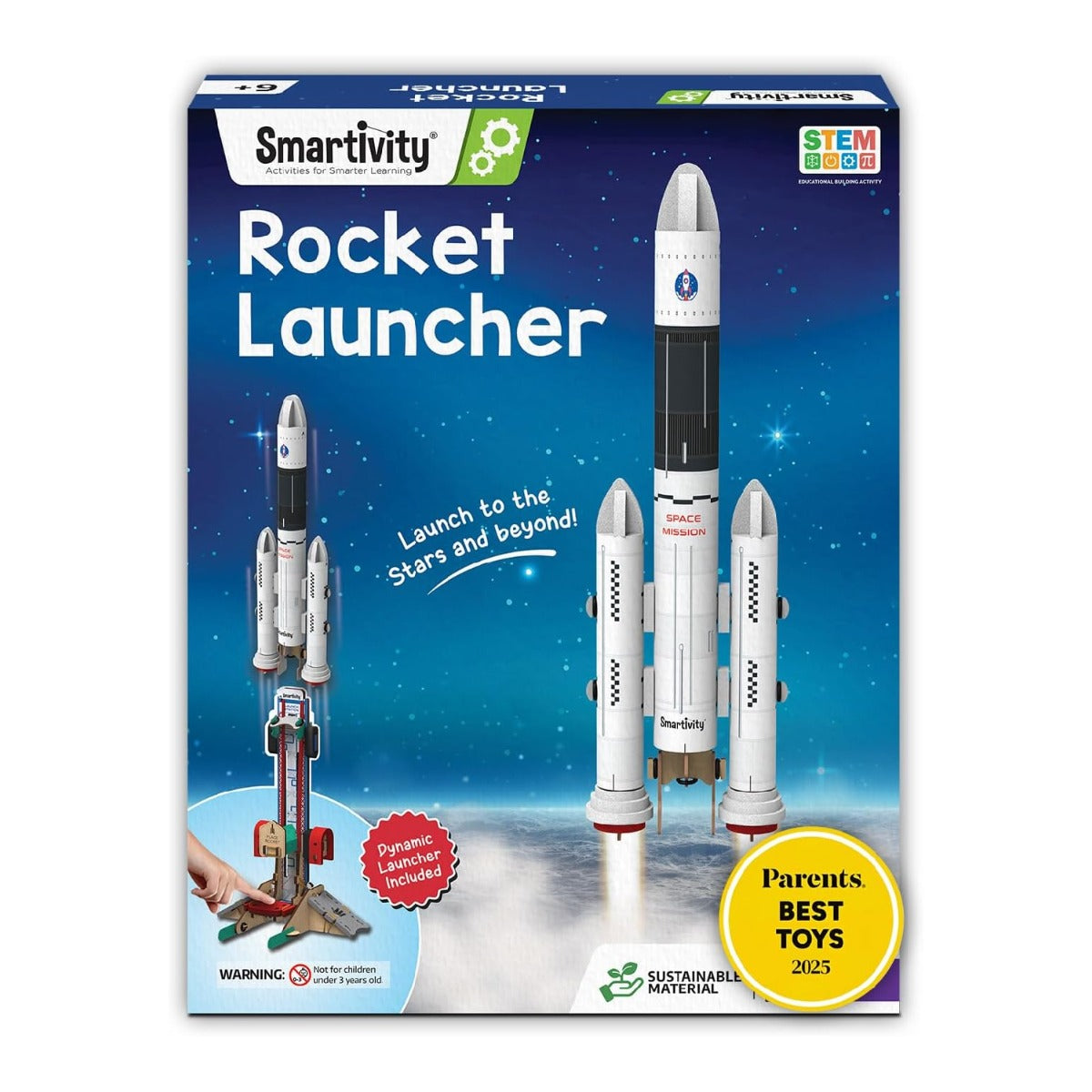 Smartivity Rocket Launcher STEM Kit Build Your Own Rocket & Launcher Ages 6–12 SMRT1279