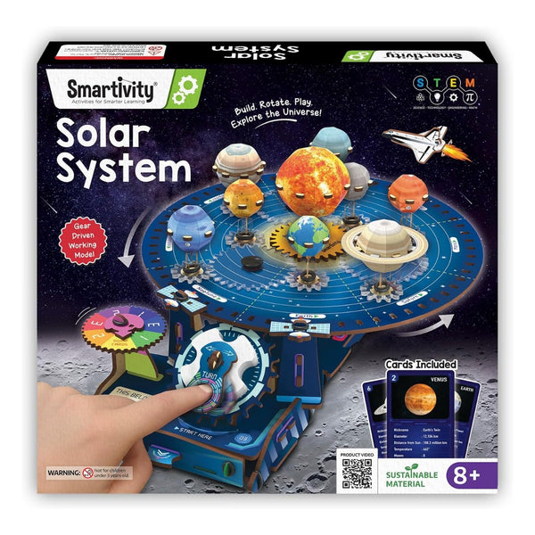 Smartivity Solar System Kit Gear-Driven Working Model STEM Kit Ages 8+ SMRT1303