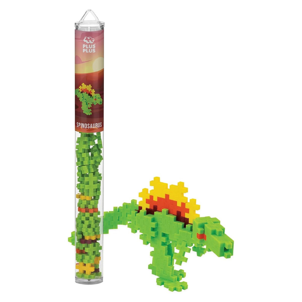 PLUS PLUS Spinosaurus Tube 3D Dinosaur  Building Block Set PPU4232