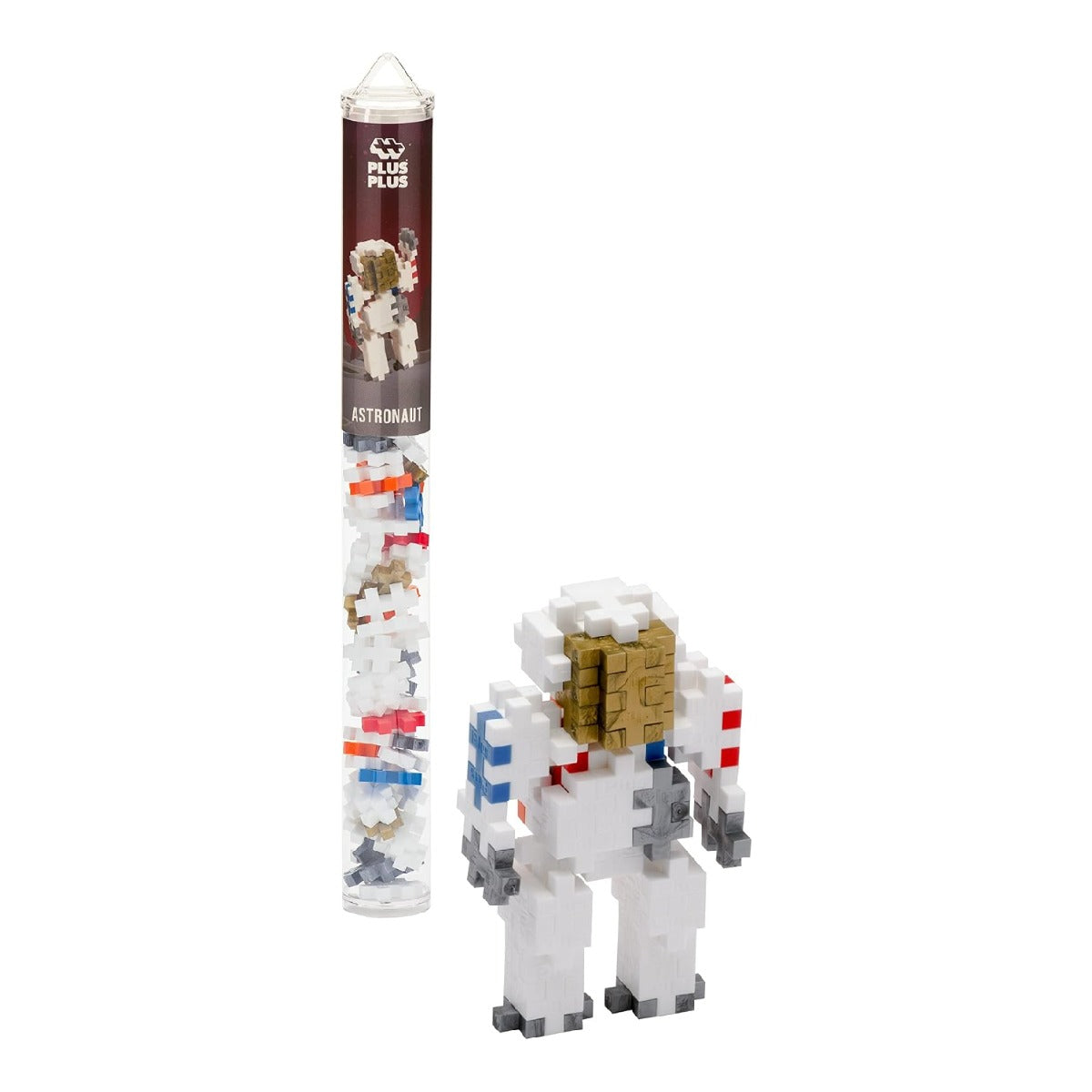 PLUS PLUS Astronaut Tube  3D Figure  Building Blocks Set PPU4157
