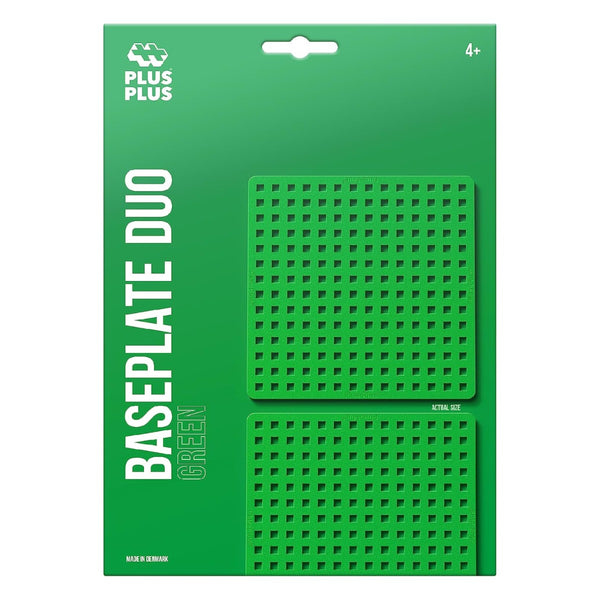 PLUS PLUS Baseplate Duo Green  Base Accessory PPU5011