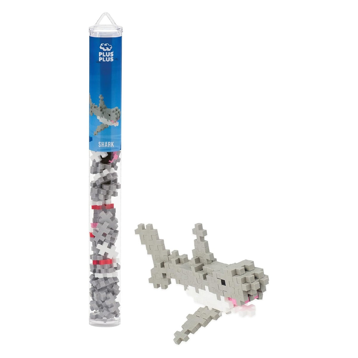 PLUS PLUS Shark 3D Tube 3D Ocean Animals Figures  Building Block Set PPU4230