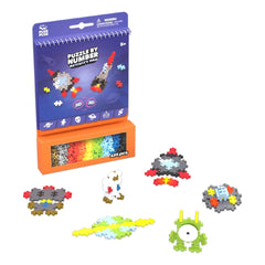 PLUS PLUS Puzzle By Number Activity Pad Space  Mini Building Blocks Set PPU3989