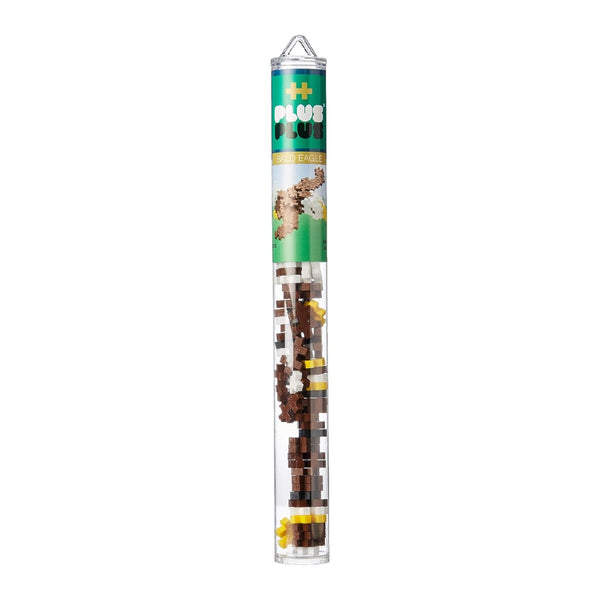 PLUS PLUS Bald Eagle Tube 3D Animal Figure  Building Block Set PPU4140