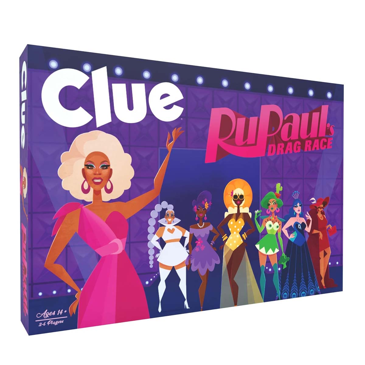 Clue Rupaul’S Drag Race Classic Board Game With A Glamorous Twist Solve The Mystery Of The Missing Crown In The Werkroom With Iconic Queen Locations & Accessories Officially Licensed Game