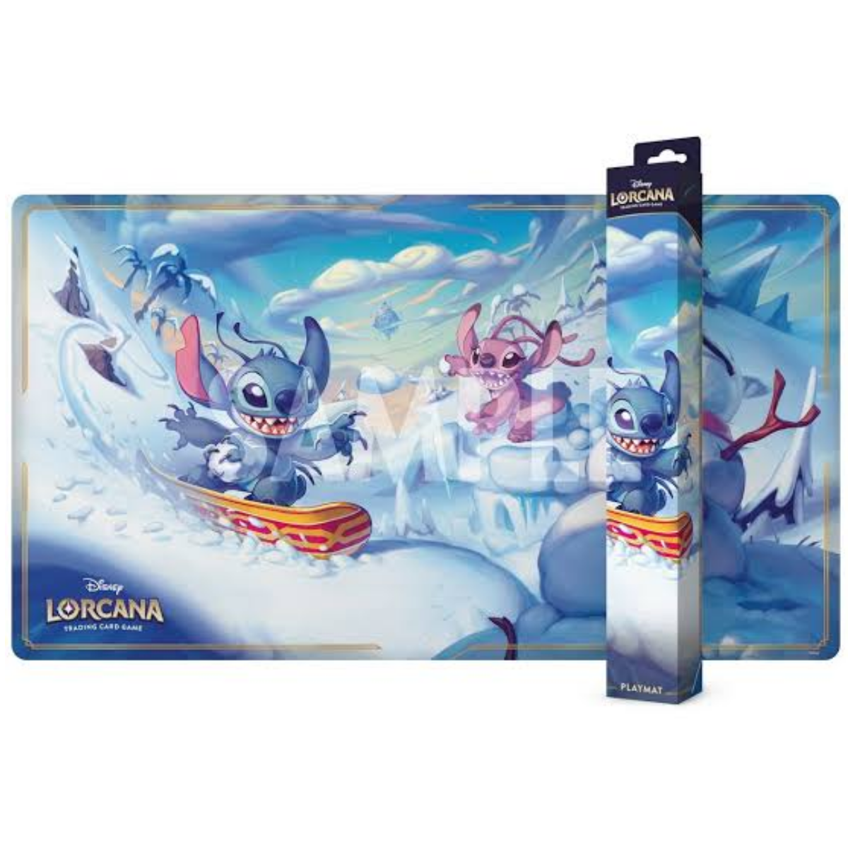 Disney Lorcana Set 14 Hyperia City Playmat A Snowboarding Stitch DSNYLOR14-PMAT-SS