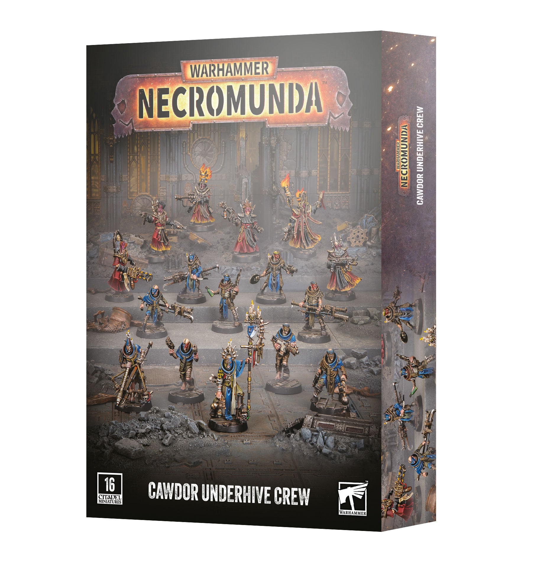 Games Workshop Necromunda Cawdor Underhive Crew Plastic Box 301-69