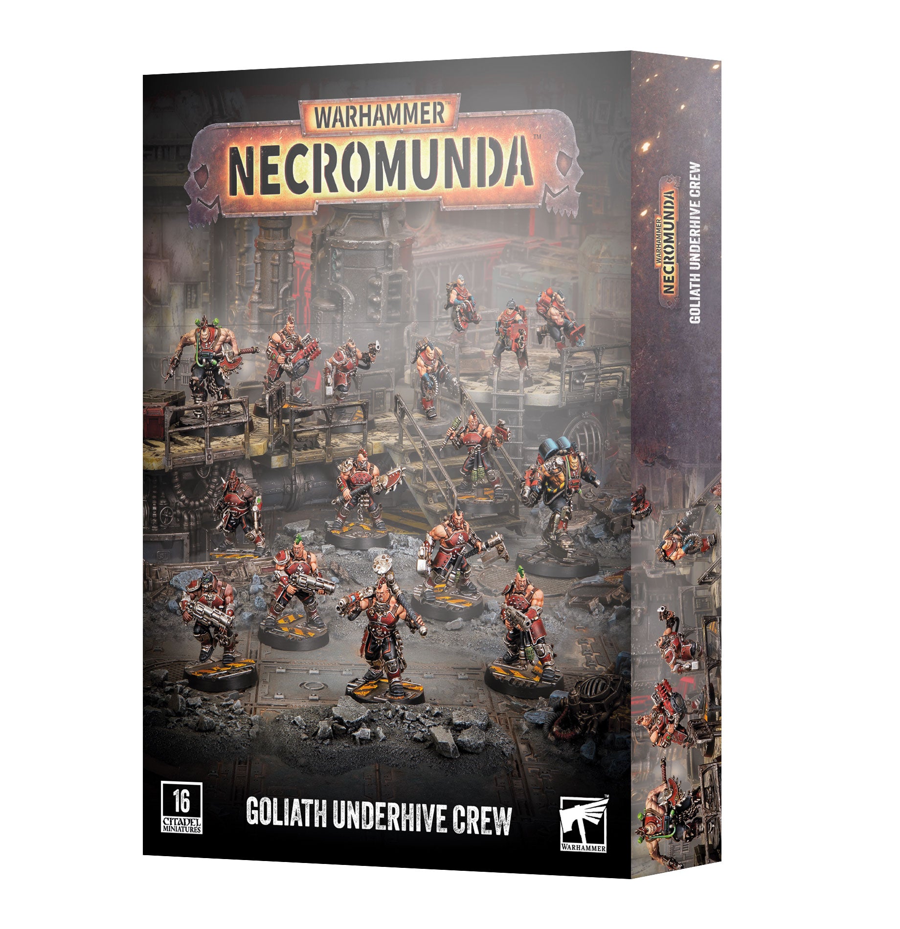 Games Workshop Necromunda Goliath Underhive Crew Plastic Box 301-72