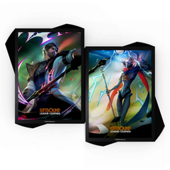 Riftbound TCG League Of Legends Set 4 Vendetta Art Sleeves Jayce vs Viktor 100 Ct