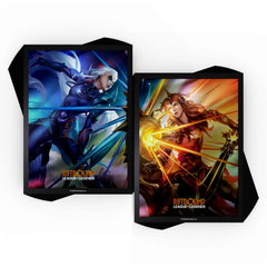 Riftbound TCG League Of Legends Set 4 Vendetta Art Sleeves Diana vs Leona 100 Ct