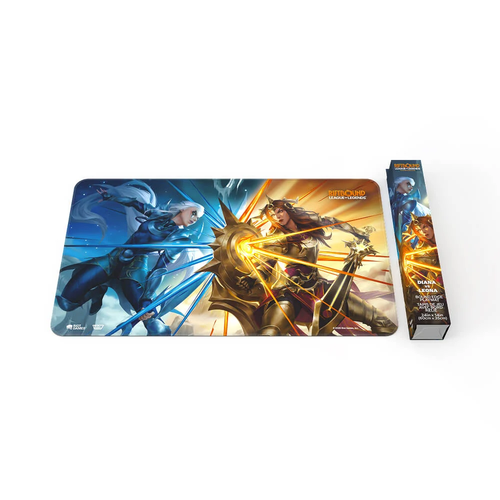 Riftbound TCG League Of Legends Set 4 Vendetta Playmat Diana vs Leona