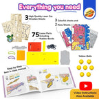 Smartivity DIY Mini Pinball Machine Build Your Own Handheld Pinball Game STEM Kit Ages 6–12 SMRT1295