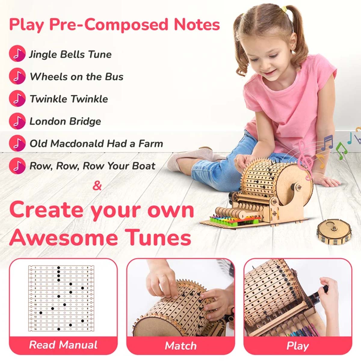 Smartivity DIY Music Machine Programmable Music Box STEM Kit Ages 8+ SMRT1032