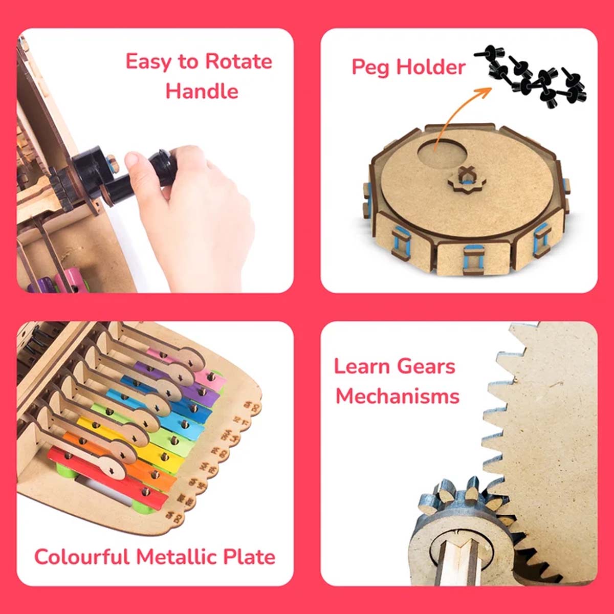 Smartivity DIY Music Machine Programmable Music Box STEM Kit Ages 8+ SMRT1032