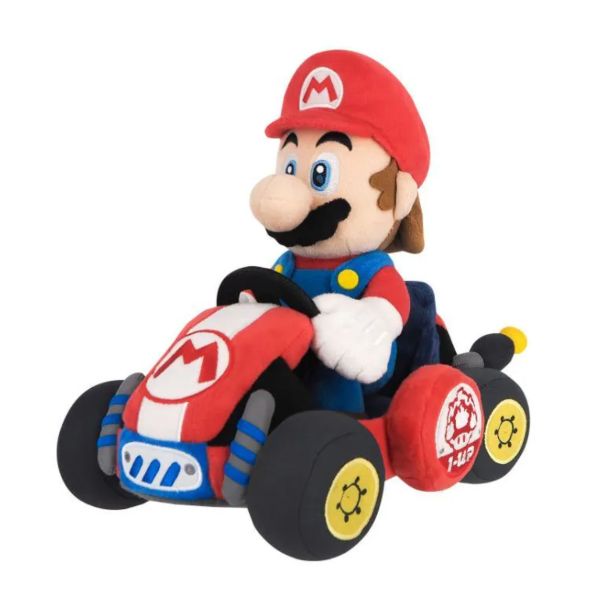 Little Buddy Mario Kart World Mario 9 nch Plush Collectible Stuffed Plush Toy for Kids, Gamers & Collectors LB-2013