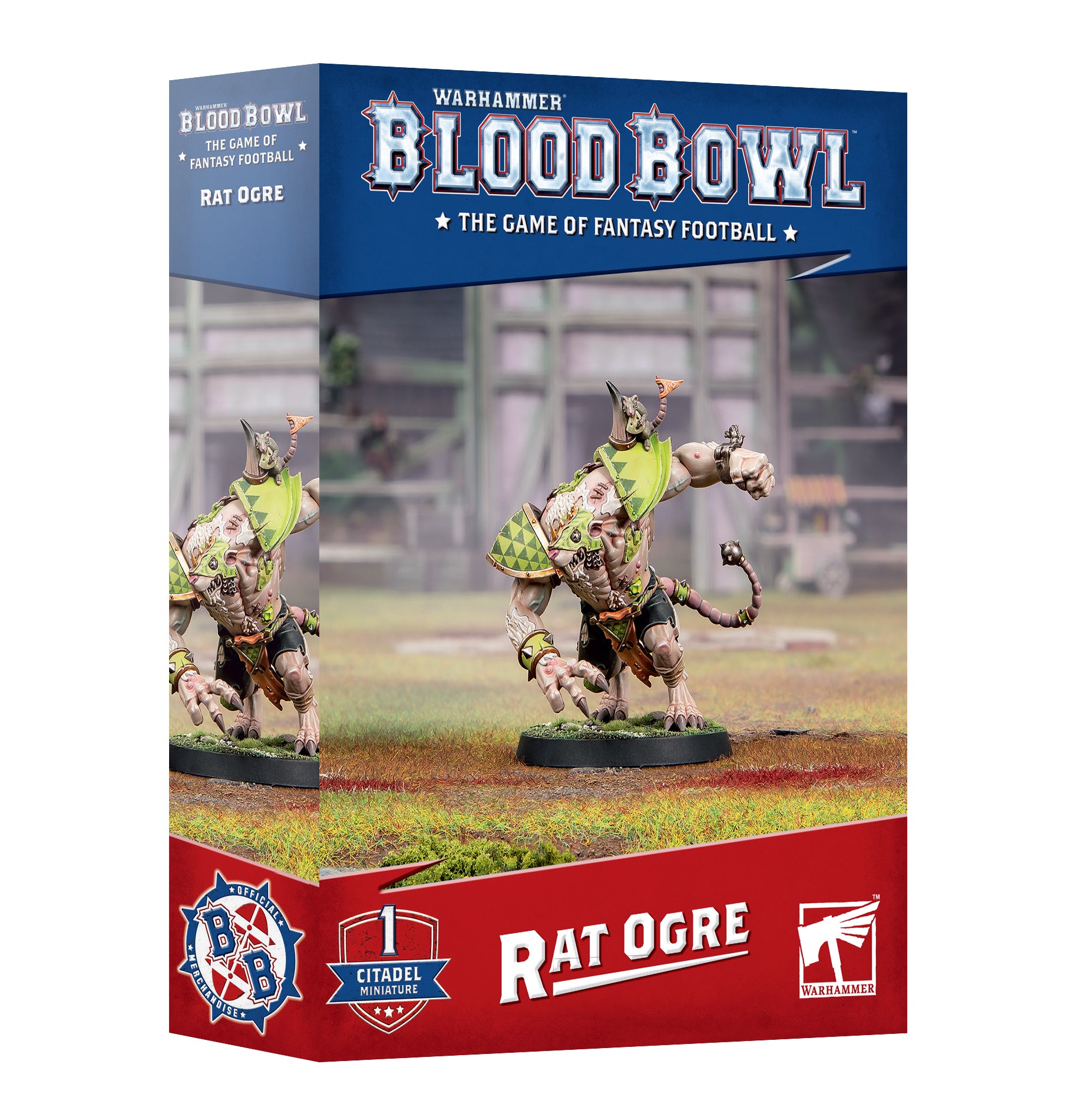 Games Workshop The Blood Bowl Rat Ogre Plastic Box 202-53