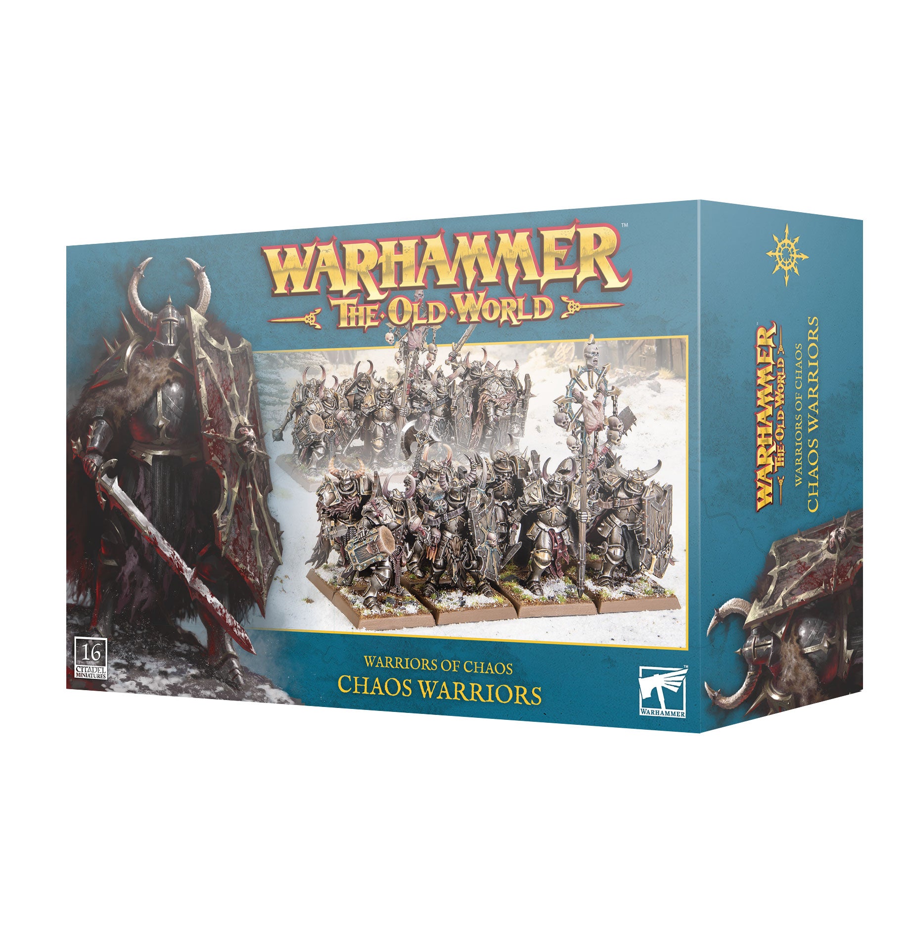 Games Workshop The Old World Warriors Of Chaos Chaos Warriors Plastic Box 08-21