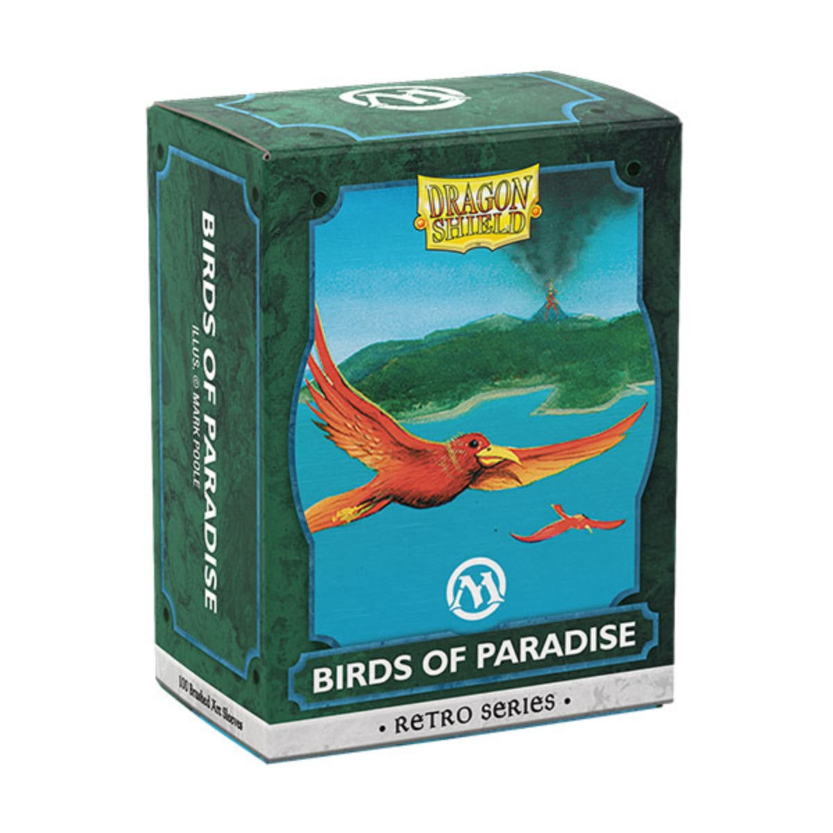 Dragon Shield Brushed Art Magic The Gathering Retro Series Birds Of Paradise (100Ct)