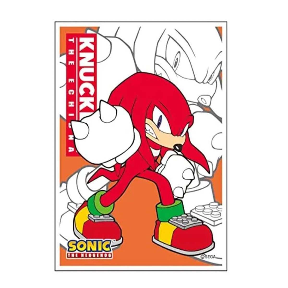 Ensky Card Sleeves Sonic The Hedgehog Knuckles (EN-16-19) (65Ct)
