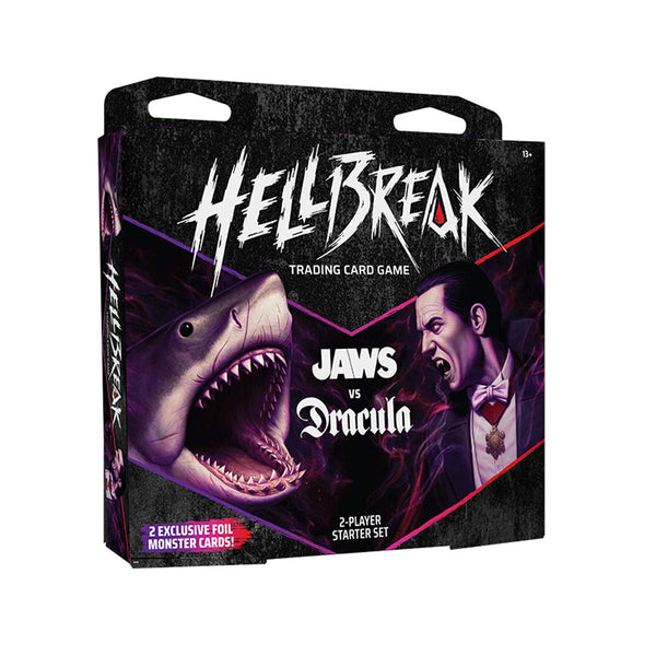 Hellbreak TCG Dawn of Terror 2 Player Starter Set Jaws vs Dracula