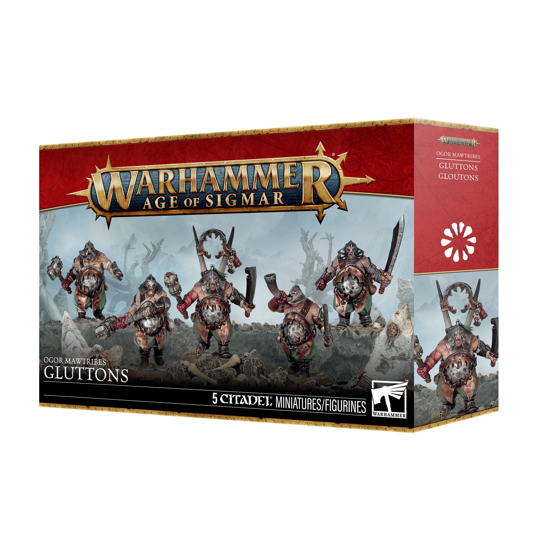Games Workshop Warhammer Age Of SigmarOgor Mawtribes Gluttons Plastic Box GW-2026-95-06