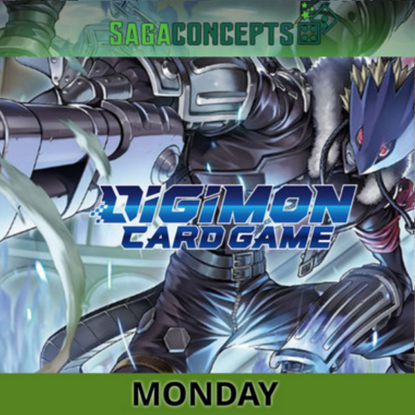 09/14/2026 Mon Digimon TCG at 7 pm Tournament