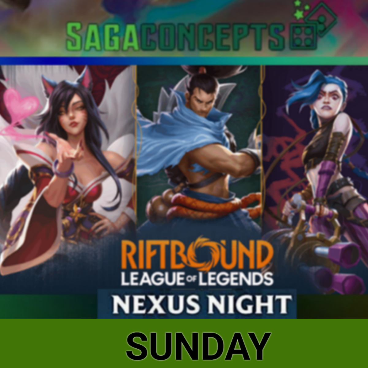 09/13/2026 Sun Riftbound TCG - Sunday Locals - 16 Seats - Sunday 11:30 am Tournament