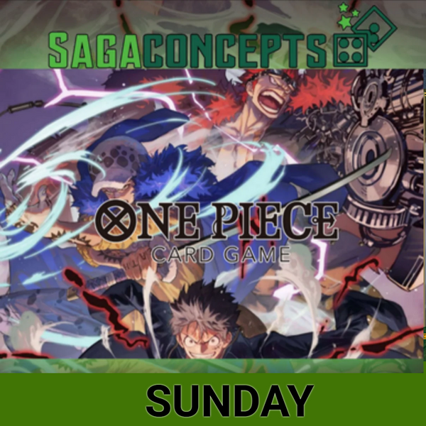 09/20/2026 Sun One Piece TCG at 12pm - 16 seats - SUNDAY Tournament
