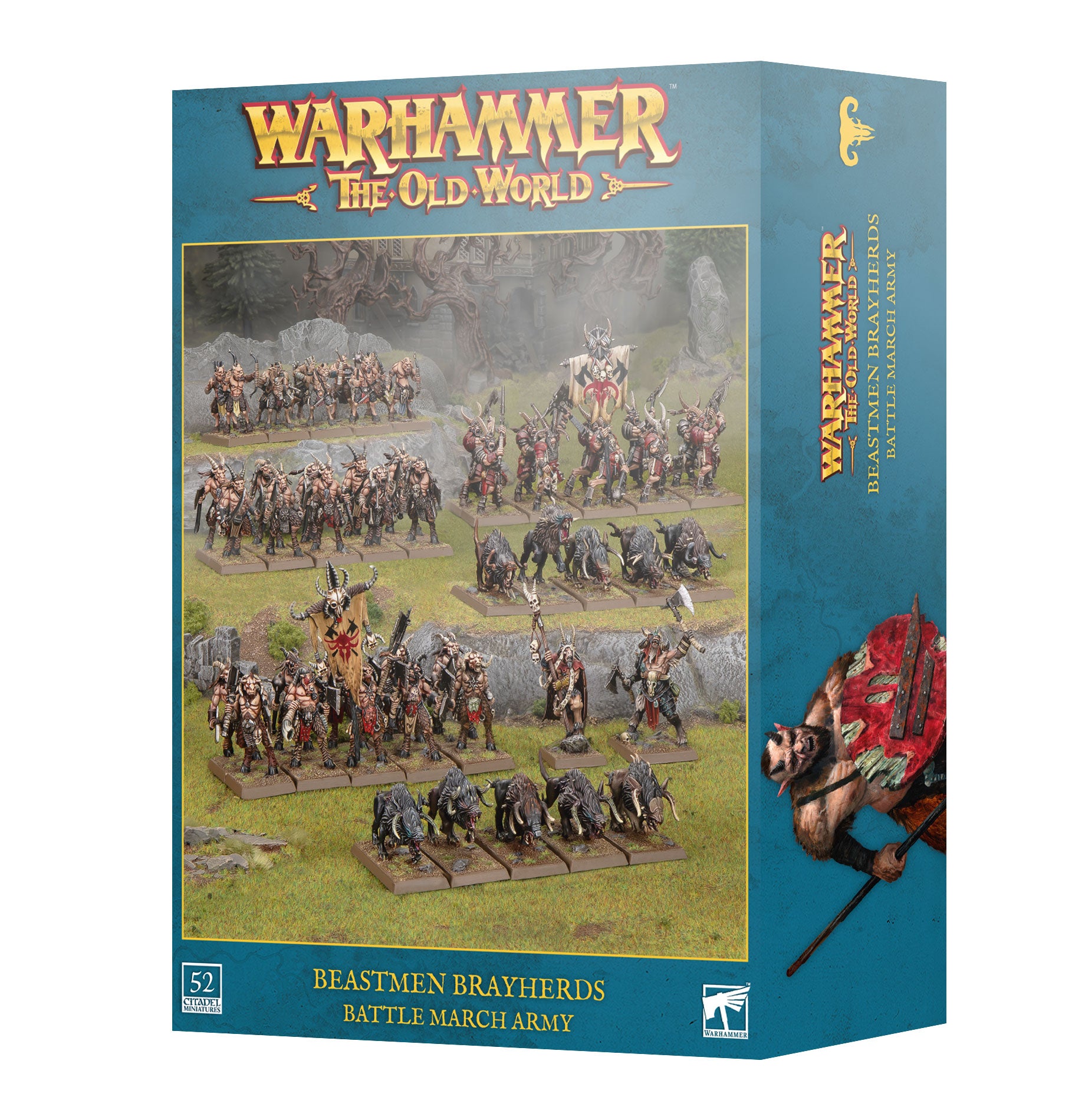 Games Workshop The Old World Beastmen Brayherds Battle March Army Plastic Box 08-112