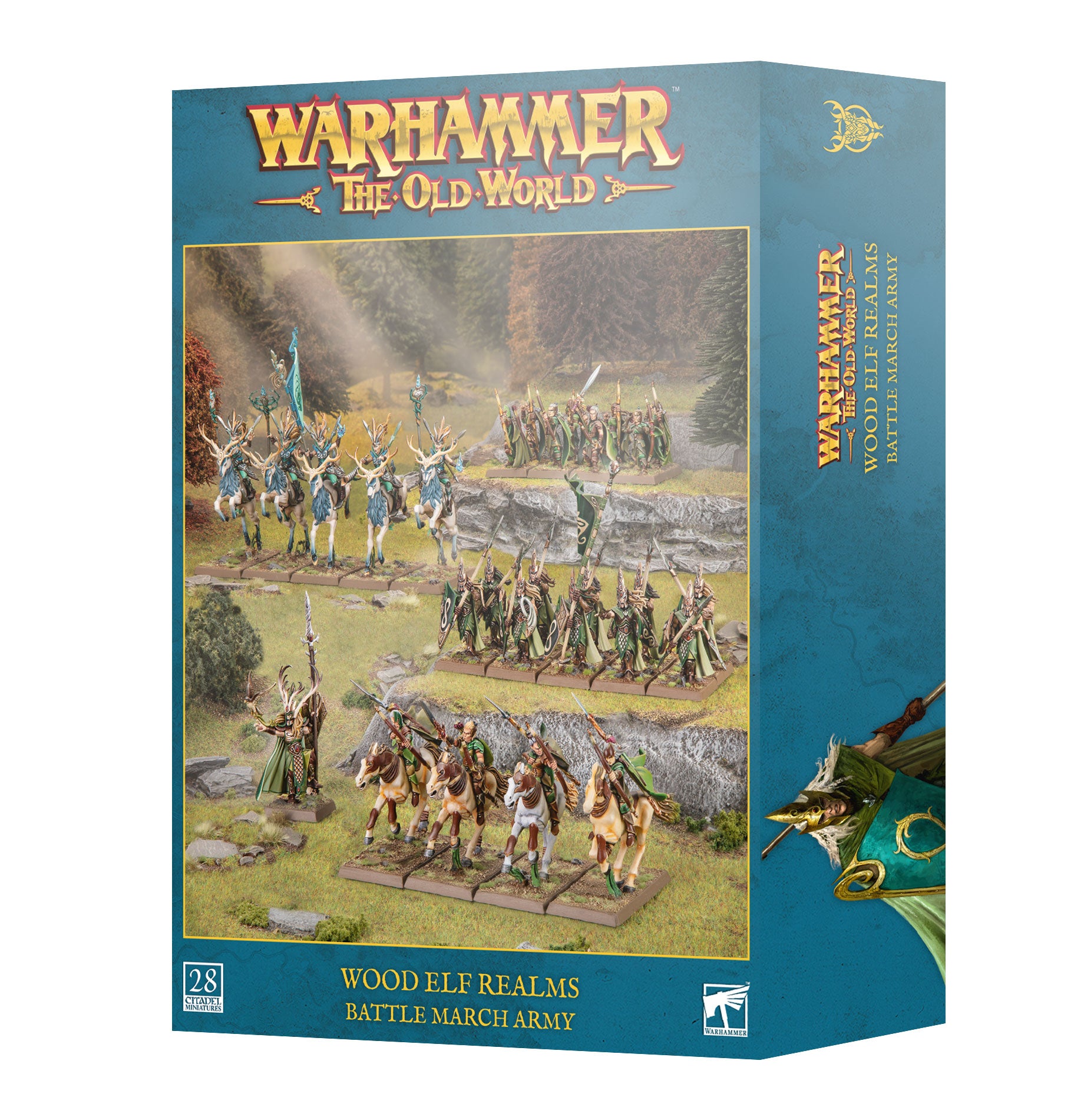 Games Workshop The Old World Wood Elf Realms Battle March Army Plastic Box 13-110