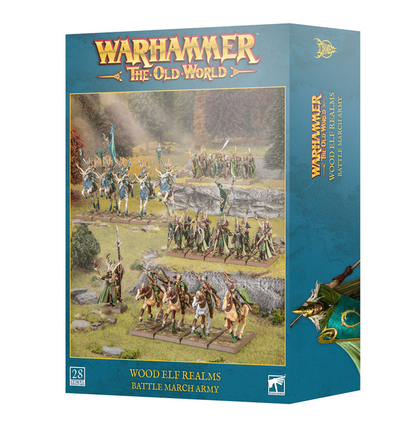 Games Workshop The Old World Wood Elf Realms Battle March Army Plastic Box 13-110