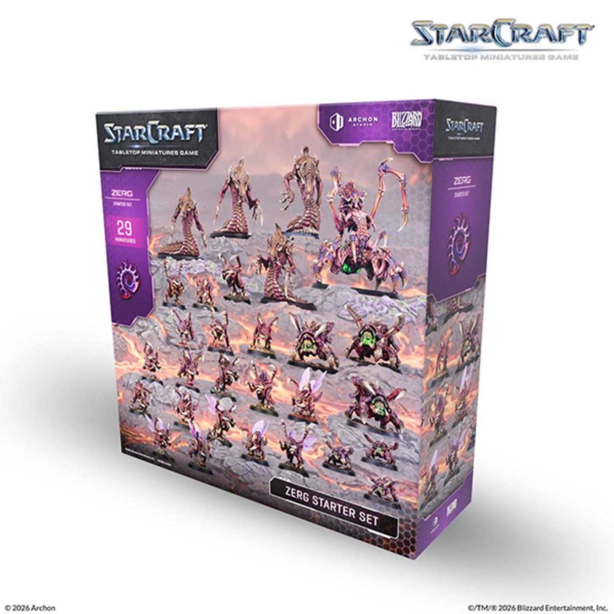StarCraft Tabletop Miniatures Game Zerg Starcraft Zerg Starter Set ARSSCMG0005