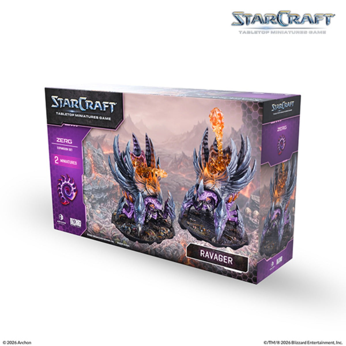 StarCraft Tabletop Miniatures Game Zerg Ravager Expansion Set ARSSCMG0032