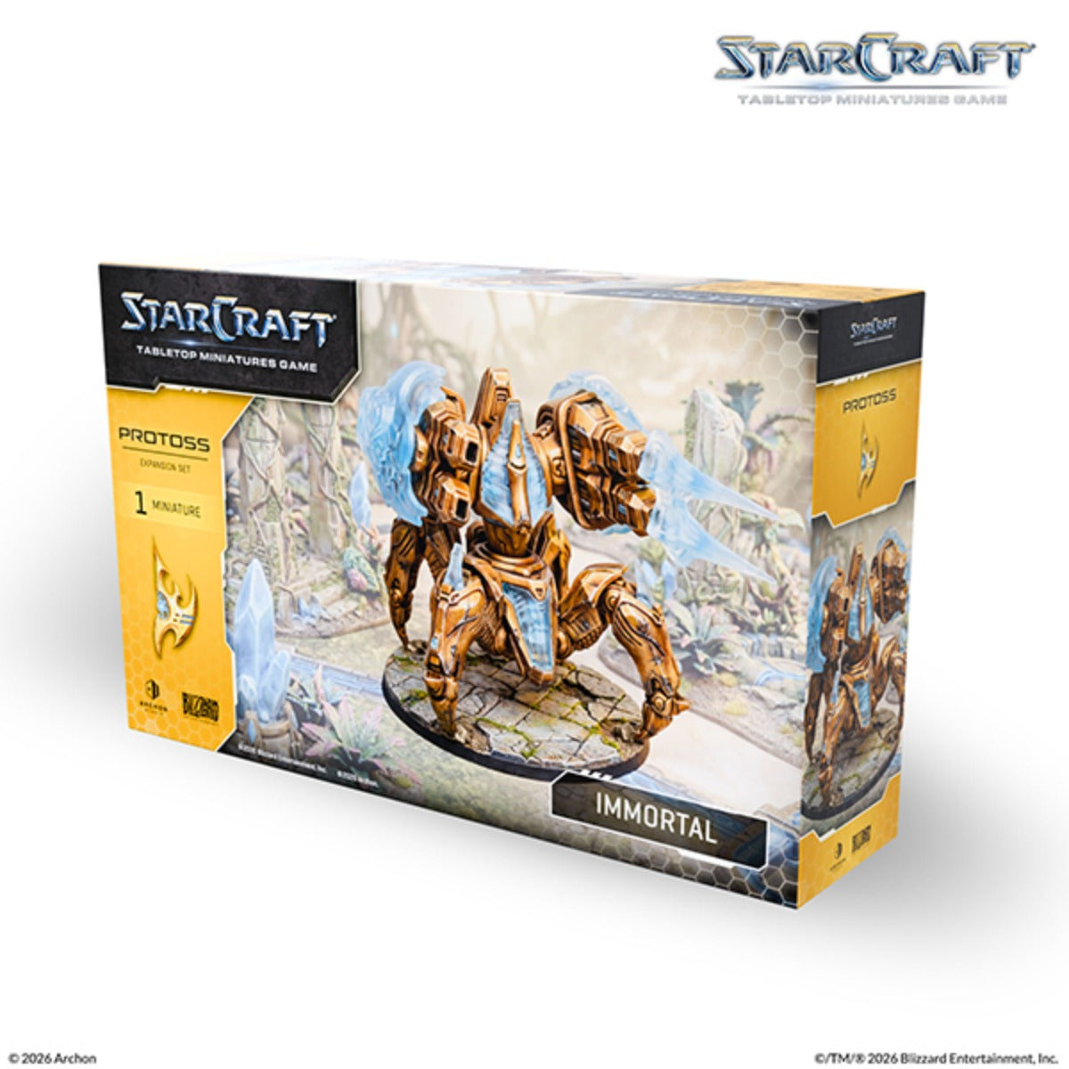 StarCraft Tabletop Miniatures Game Protoss Immortal Expansion Set ARSSCMG0033