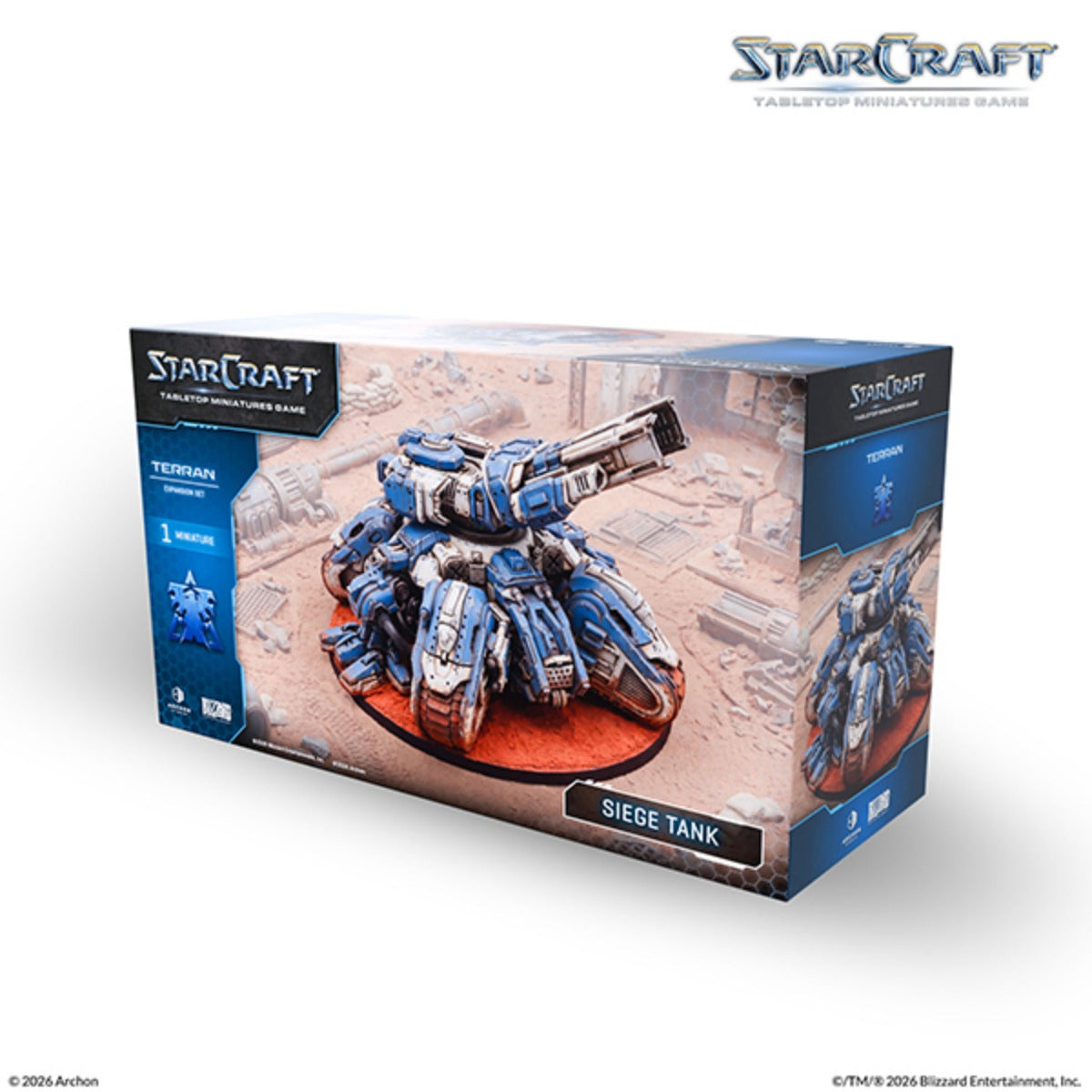 StarCraft Tabletop Miniatures Game Terran Siege Tank Expansion Set ARSSCMG0034