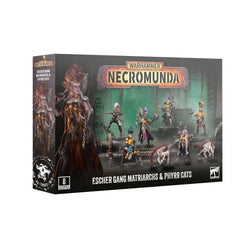 Games Workshop Necromunda House Escher Nec: Escher Gang Matriarchs and Phyrr Cats Plastic Box 301-75